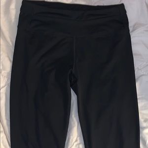 black fabletics leggings